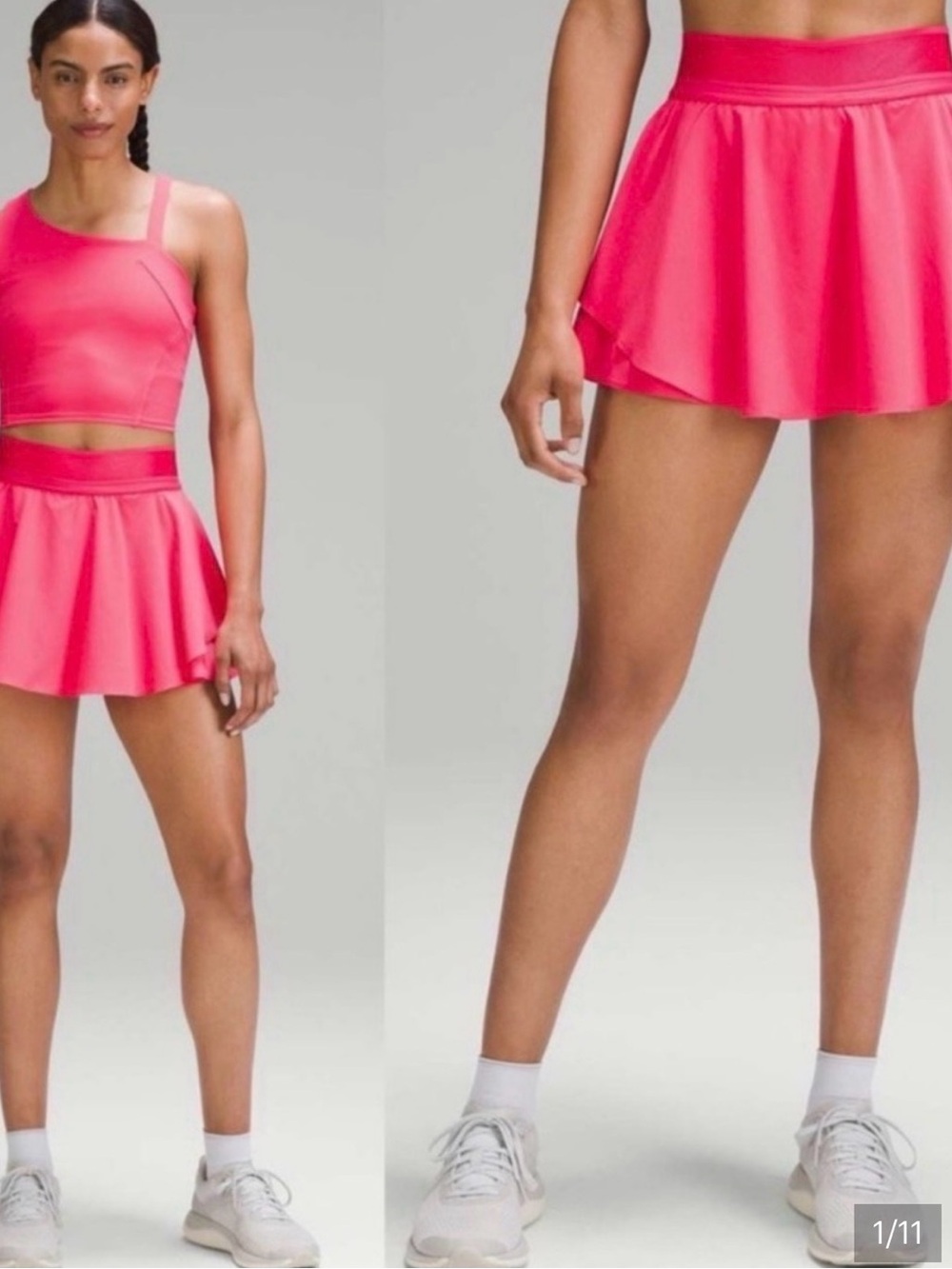 NEW Lululemon Court Rival High Rise Skirt in Lip Gloss Size 8